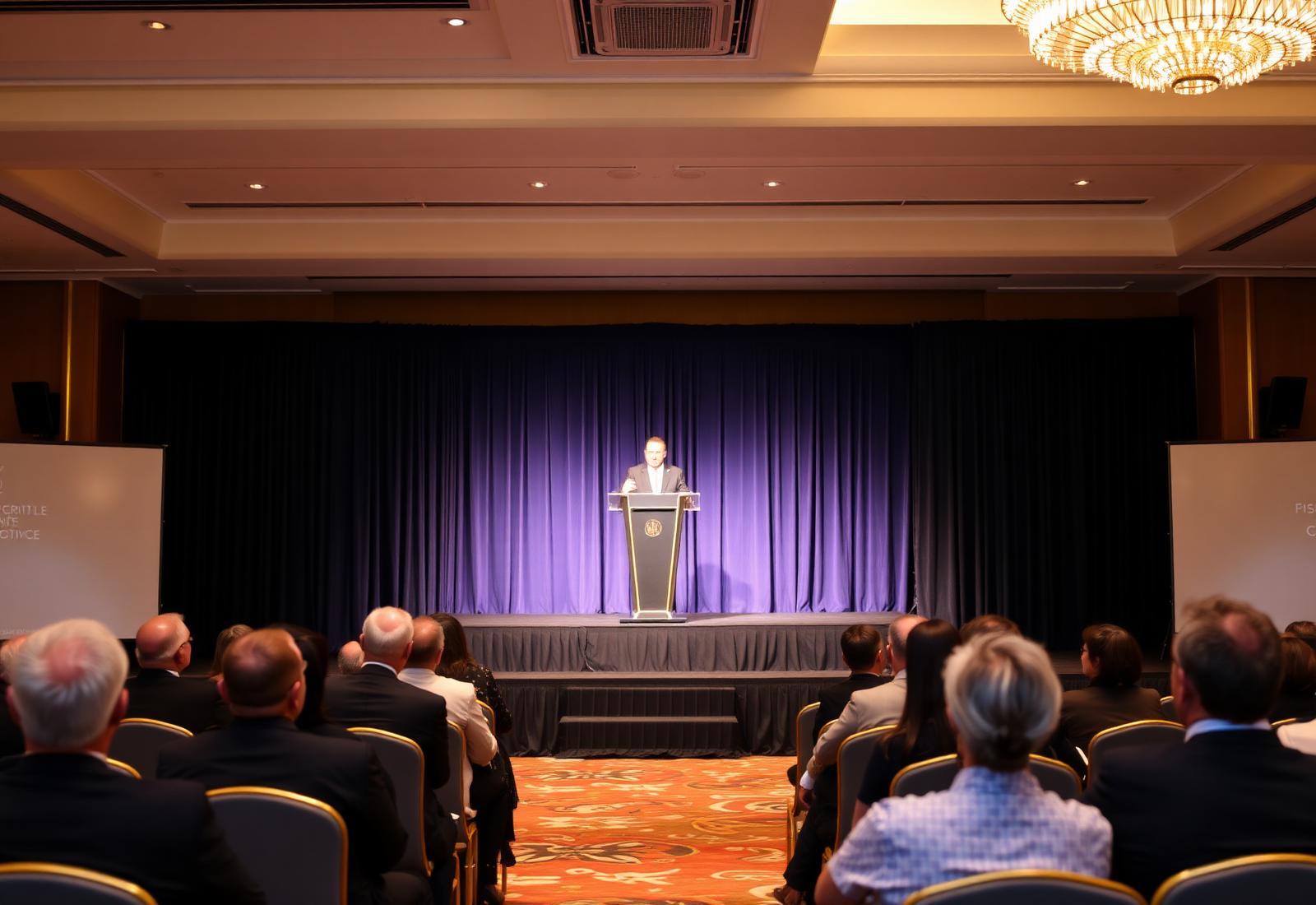 Delegates at a Platinum Peak corporate conference